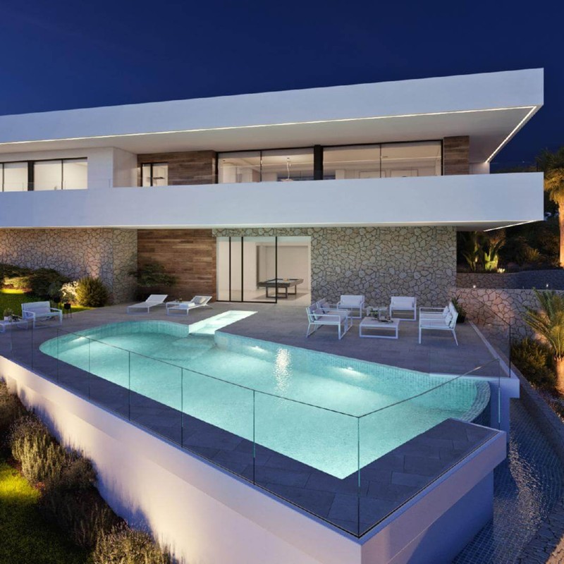 Komfortowa willa o współczesnej architekturze na Costa Blanca